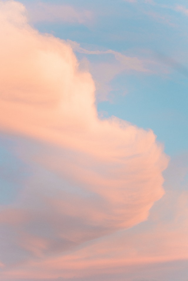 Pink clouds