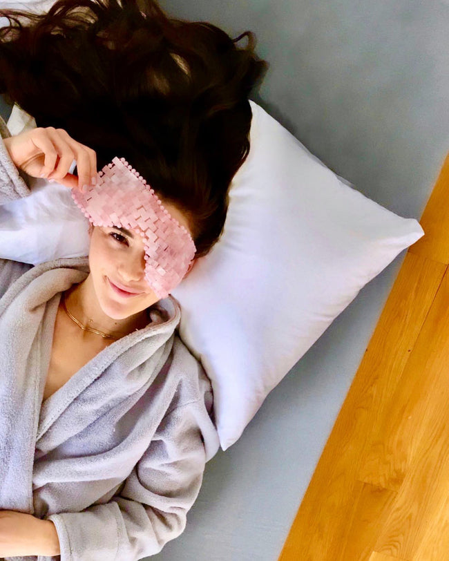 Rose Quartz Eye Mask