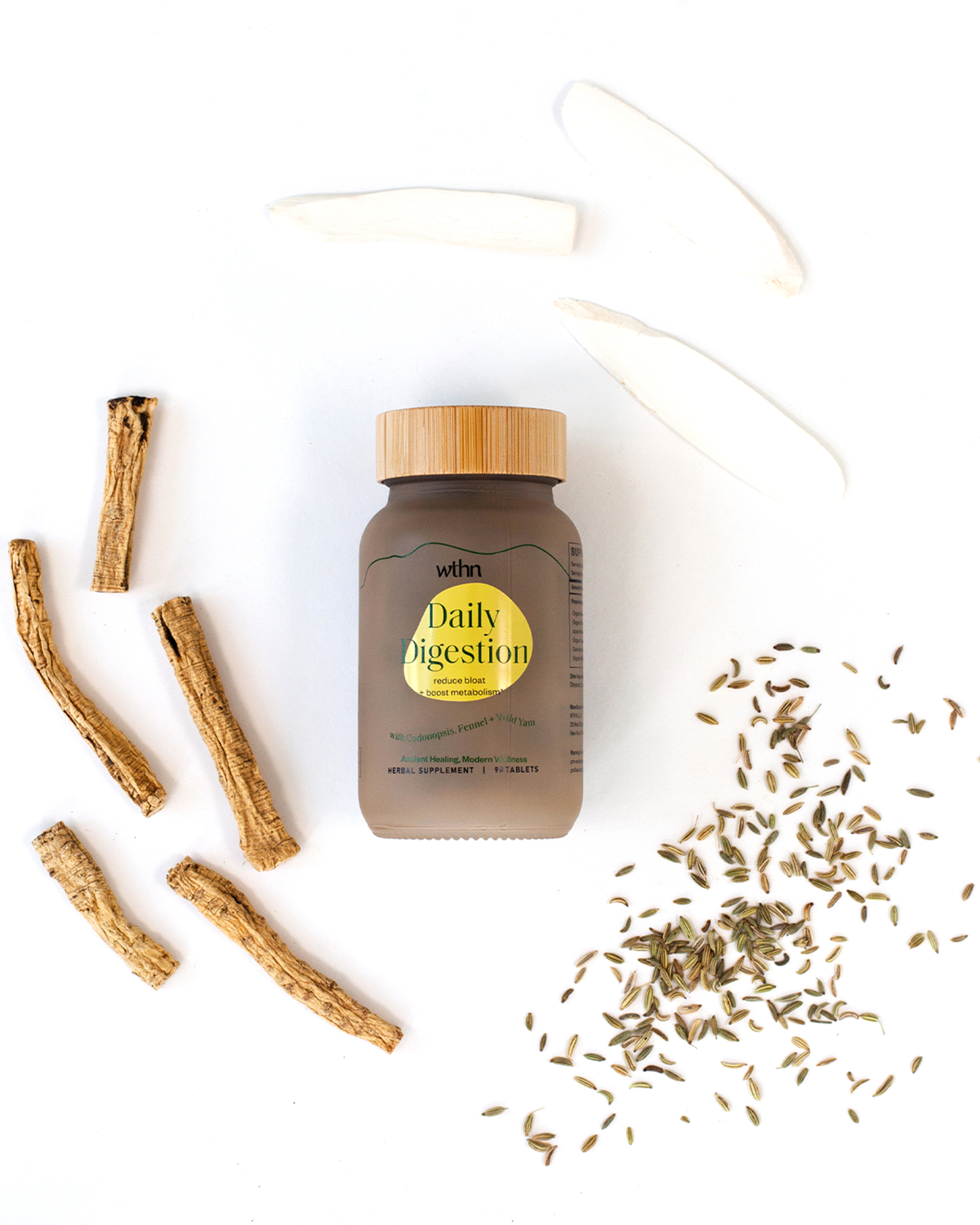 Digeron Digestion Tablets | Daily Digestion | Herbal Supplement | WTHN