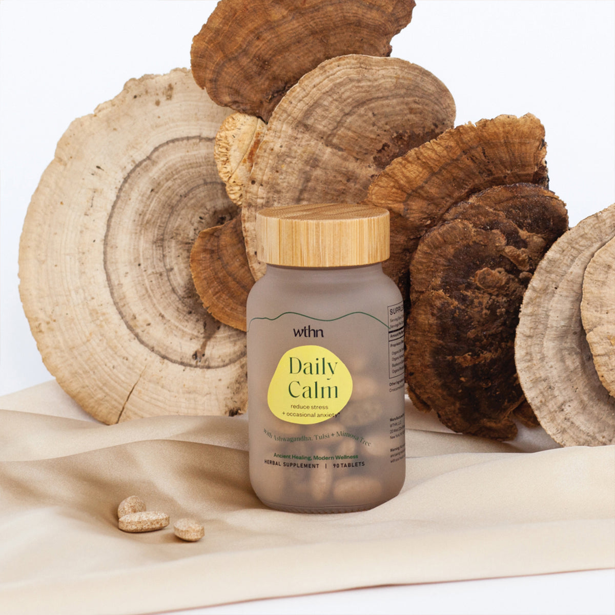 Stress Relief Tablets | Daily Calm | Herbal Supplement | WTHN