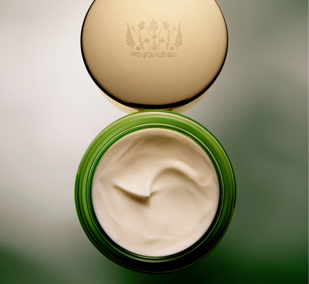 Tata Harper Creme Supreme jar, open, from above